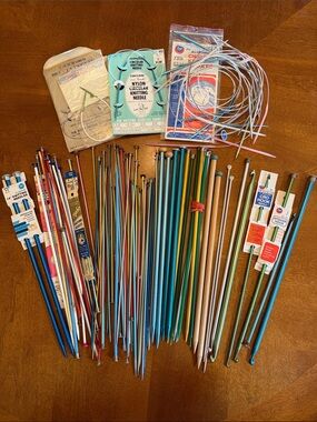 Assorted Knitting Needles, Circular Knitting Needles & Crochet Hooks
